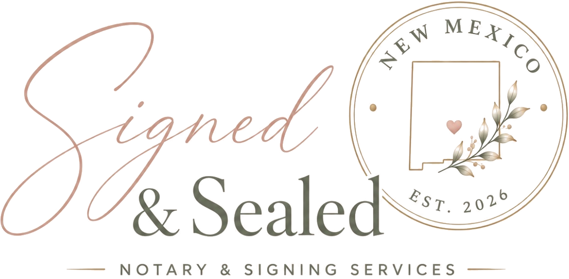 Signed & Sealed